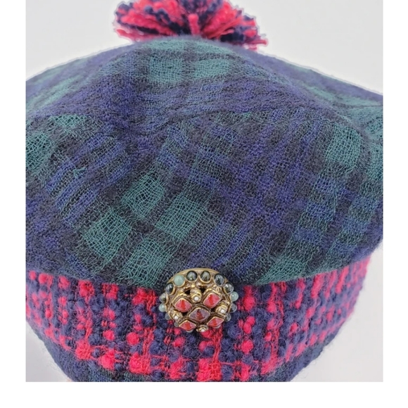 Chanel Wool Beret/ Vintage